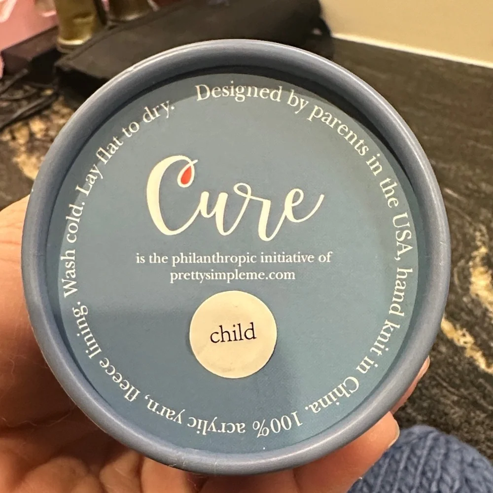 Cure Blue Kids Mittens